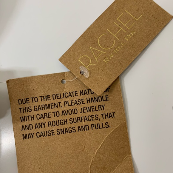 Rachel Roy Short Sleeve Dressy Top With Gemstones - Picture 4 of 5